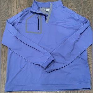Blue/purple Peter Millar golf quarter zip size M